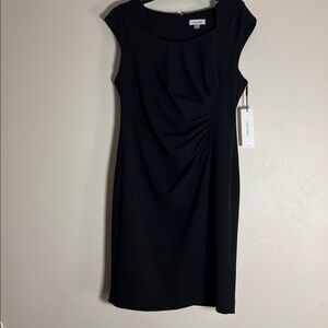Calvin Klein One Shoulder Black Dress